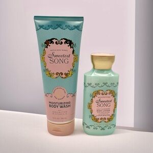 Bath & Body Works Sweetest Song Body Wash & Body Lotion Gift Set NWT
